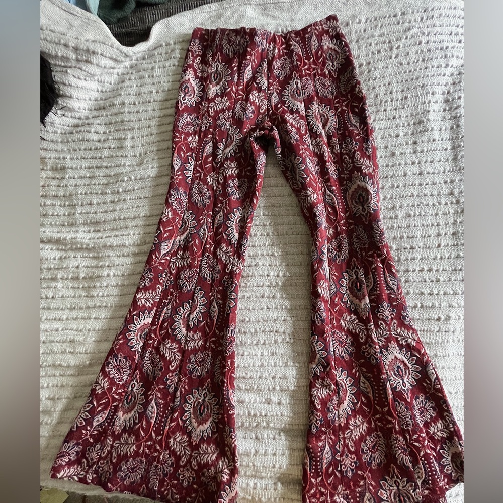 Floral Flare Pants